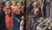 Fra Filippo Lippi, Details of The Coronation of the Virgin